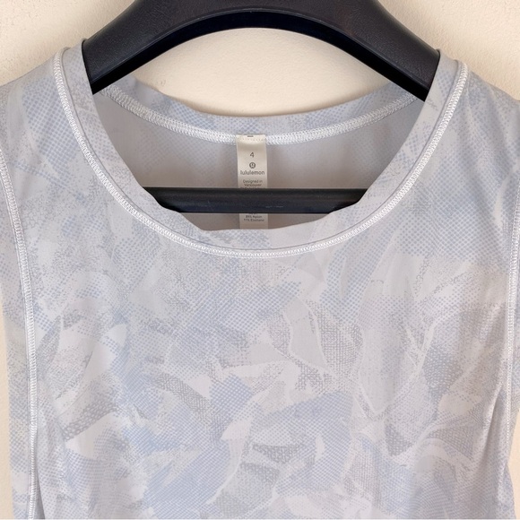 Lululemon Ace Tank Jasmine White Multi - Picture 4 of 8